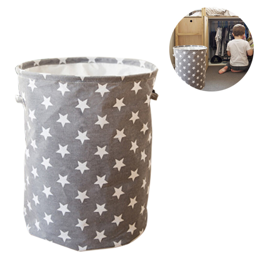 Nursery Hamper, Canvas Fabric Collapsible Organizer, Laundry Basket, Waterproof Pe Coating, Storage Solution, For Multipurpose Storage Bin And Home De
