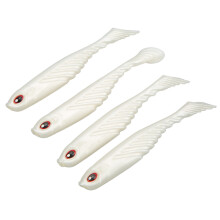 Esche morbide per la pesca con profumo invitante, esca a coda a paletta con azione di nuoto per persico trota luccio muskellunge, esca in plastica
