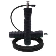 Speed Rope, werkzeuglos verstellbares Stahlseil, ergonomischer, rutschfester Griff für glatte Oberflächen, entwickelt für Ganzkörpertraining,