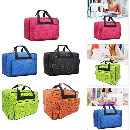 Sewing Machine Bag Portable Storage, Travel Holder, Rose Red 1