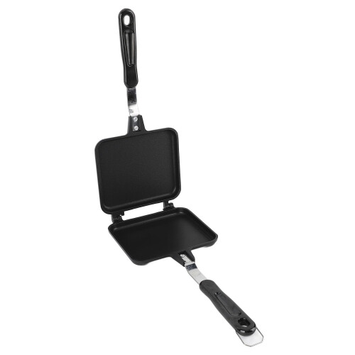 A pan with aluminum kitchen alloy Mustoman  Mover  temperature heating with Panini handle (Type 1) Type 1 Type 1