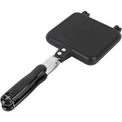 A pan with aluminum kitchen alloy Mustoman  Mover  temperature heating with Panini handle (Type 1) Type 1 Type 1 1