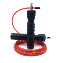 Hochgeschwindigkeits-Fitness-Springseil, ergonomische, rutschfeste Griffe, verstellbare Kabel für Doppelsprünge und Kompatibilität mit glatten
