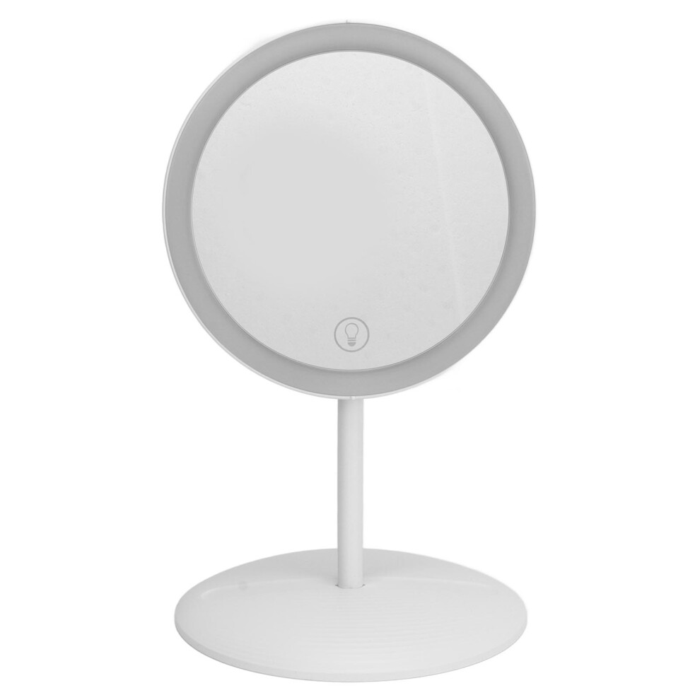 Stylish Makeup Mirror with Touch Switch, Portable Design and Rechargeable Battery, Perfect for On-The-Go Grooming Needs