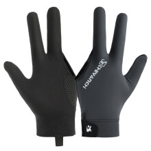 Snookerhandschuhe für Poolspieler, rutschfestes, atmungsaktives Billardzubehör aus abriebfestem Material, 3-Finger-Design für linke oder rechte