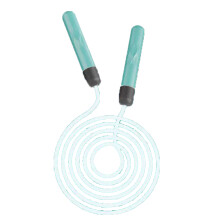 Gewichtetes Springseil für Fitness, doppelte Kugellager garantieren reibungslose Rotation, weiches optisches Seil, ummantelt mit PVC-ABS für