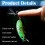Δόλωμα Crankbait με αθόρυβη απόδοση, σχεδιασμός χωρίς εσωτερικά κροτάλισμα για κρυφή 5