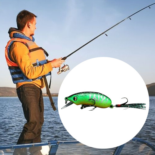 Δόλωμα Crankbait με αθόρυβη απόδοση, σχεδιασμός χωρίς εσωτερικά κροτάλισμα για κρυφή 2