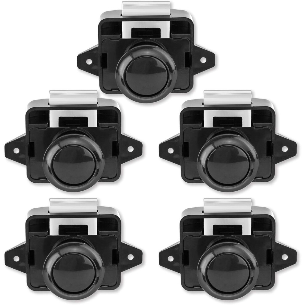 Keyless Locking System For Rv Camper Caravan Yachts, Solid Push Rod & Concealed Knob Design For Enhanced Security & Aesthetics 9454554480039