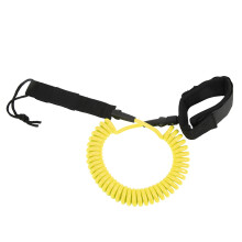 Paddleboard-Beinschlaufe, spiralförmige SUP-Leash, klassisches Telefonleitungsdesign, Feder-Surfboard-Leash mit elastischer Polyurethanschnur und