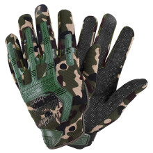 Luvas de motociclismo masculinas com acolchoamento em gel, proteção flexível em borracha, absorção de impacto e vibração, design compatível