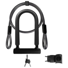 Facile da usare con sblocco manuale a chiave, lucchetti per biciclette non metallici con elevato fattore di sicurezza e chiusura senza chiave,