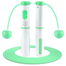 Kabelloses Springseil, Thekendisplay, 2-in-1-Massageball für Damen, Herren und Kinder mit LCD-Display, verstellbarer Länge und hochauflösendem