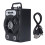 Enceinte Bluetooth haute performance avec commandes multifonctions pratiques et support inclinable réglable, format compact noir, idéale pour la 1