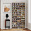 Homcom (Brown) HOMCOM DVD CD Media Storage Rack, Video Display Unit 1