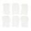 6PCS Billardtisch Net Tasche Weiß Durable 1