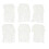 6PCS Billardtisch Net Tasche Weiß Durable 6