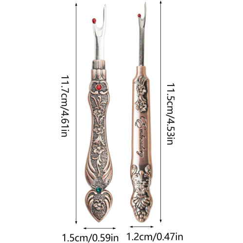 Night divider, ergonomic seam ripper, seams, thread ripper, sewing tool gold 2