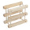 Solid Pine Modular Wine Rack, Elegant 3-Tier Stackable Wine Bottle Organizer for Space Saving Storage, Stable Construction Ensures Safe Display for Yo 7