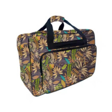 Sewing machine carrying bag with shoulder strap, compatible with most standard machines (Brown)