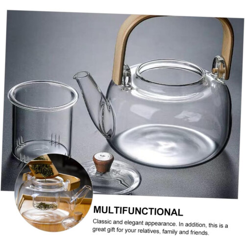 1 Piece Creative Heat Resistant Household Tea Steeper Practical Glass Tea Maker 1