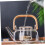 1 Piece Creative Heat Resistant Household Tea Steeper Practical Glass Tea Maker 3