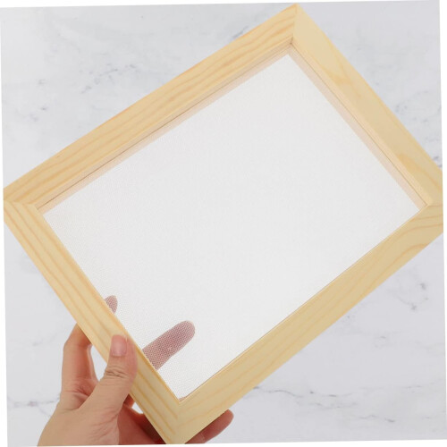 Wooden Frame for Paper Making and Printing 1