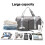 Τσάντα Duffle, τσάντα διανυκτέρευσης με τσάντα ταξιδιού κατάλληλη για αεροπλάνο, 4
