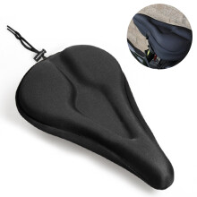 Coprisella antiscivolo per bicicletta, gel extra morbido per un tocco confortevole, memory foam per un supporto migliorato, tessuto traspirante per