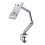 Book Stand for Reading Adjustable Angle Hands  Holder Silver02 for Projector and Online Learning 1