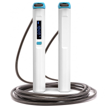 Intelligentes PVC-Springseil mit Drahtseil, präziser Sprungzählung dank zweier Hall-Sensoren, wiederaufladbarem Akku für nahtloses Training,