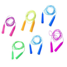 Springseil-Set für Kinder aus weichem PVC-Material in verschiedenen Farben, Fitness-Springseil zur Verbesserung des Gleichgewichts mit verstellbarer