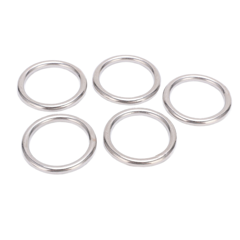 Welded Steel Ring For Multi Purpose Use, Rust Resistant 304 Grade Stainless Steel Seamless O Ring With Smooth Burr Free Surface, Marine Grade Welded F 9088816960719