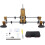 Efficient Lock Assembly Hole Locator Tool Kit for Home Room Lock Tungsten Steel 5