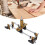 Efficient Lock Assembly Hole Locator Tool Kit for Home Room Lock Tungsten Steel 2