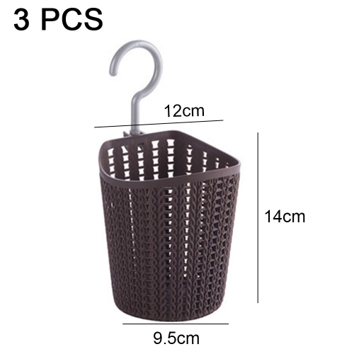 Durable Storage Basket, Wall Mountable Reusable Plastic Hanging Basket For Space Saving And Multipurpose Storage 1