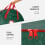 Saco para guardar guirlandas decorativas de 76 cm (30 polegadas), com material resistente a rasgos, proteção contra pragas para cuidados durante 3