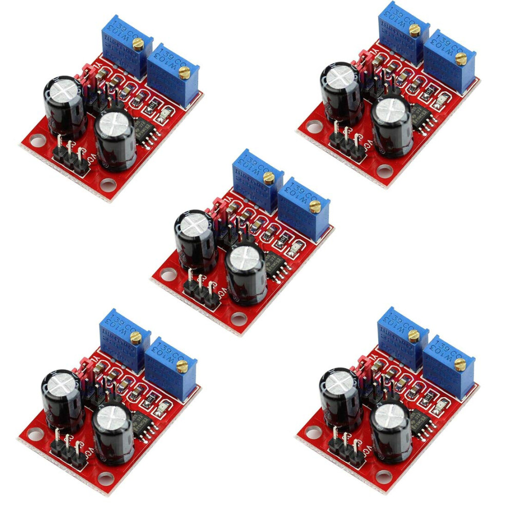 5Pcs Ne555 Pulse Frequency Rectangular Wave Signal Generator Module Stepper Motor Driver Dc 5V15v Powered 9119770172785