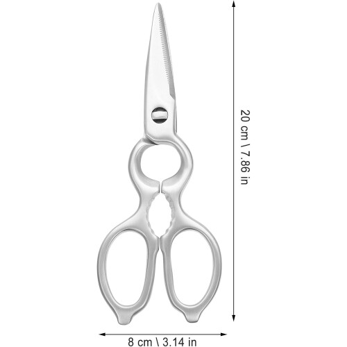 Kitchen Poultry Shears Stainless Steel Kitchen Scissors Heavy Duty Chicken Meat Scissors Assorted 2