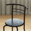 Homcom (Black) HOMCOM Breakfast Bar Table and Stools Set, Dining Room Set with Shelf 9
