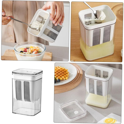 Yogurt Strainer Bowl Large Capacity For Plain Yogurt Kefir Cheese Making 2