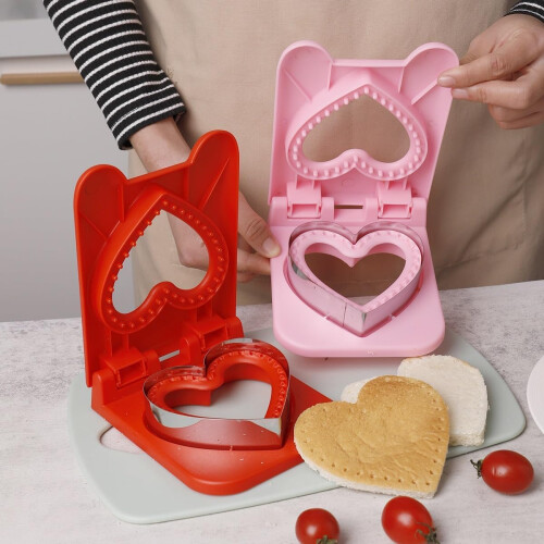 2Piece Toastie Sandwich Maker, Crimping Tortilla Folder Sealer, Enchiladas Pie Maker Tool 1