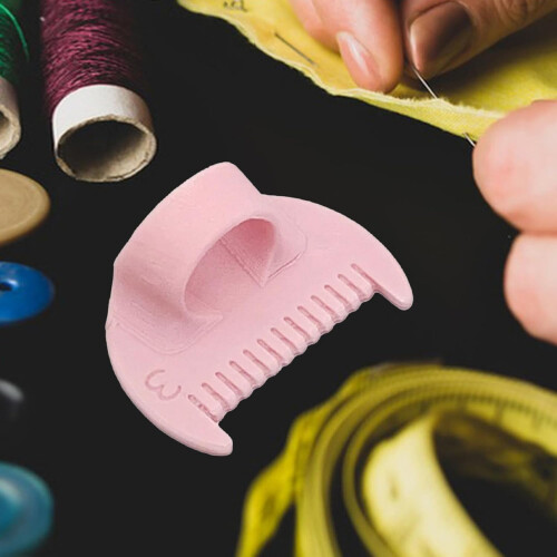 Hand Stitching Guide, Finger Placement Template for Hand Sewing  Pink 1