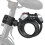 Bike Lock Cable, Heavy Duty Security Cable Lock with Scratch-Proof PVC Coating, Self Coiling Resettable Combination Code for Versatile Outdoor Locking 2