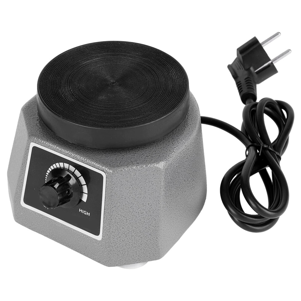 220V 100W Round Vibrator Shaker Oscillator Dental Lab Equipment for Dentist (EU Plug) Oscillor Vibror