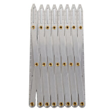 Expanding Sewing Gauge, Adjustable Button Guide for Quilting, Crafts, and Curtain Pleats, Aluminum Construction