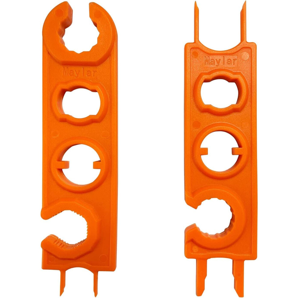1 Pair Solar Tool Wrench, Mc4 Mounting Tool, Photovoltaic Key, Solar Pv Separation Tool (Orange) 9001264334093