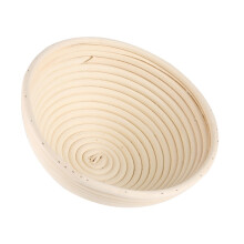 Rattan Bread Basket European Cane Round Dough Rising Basket 208Baking Tool (20 * 8cm) 20*8cm 20*8cm