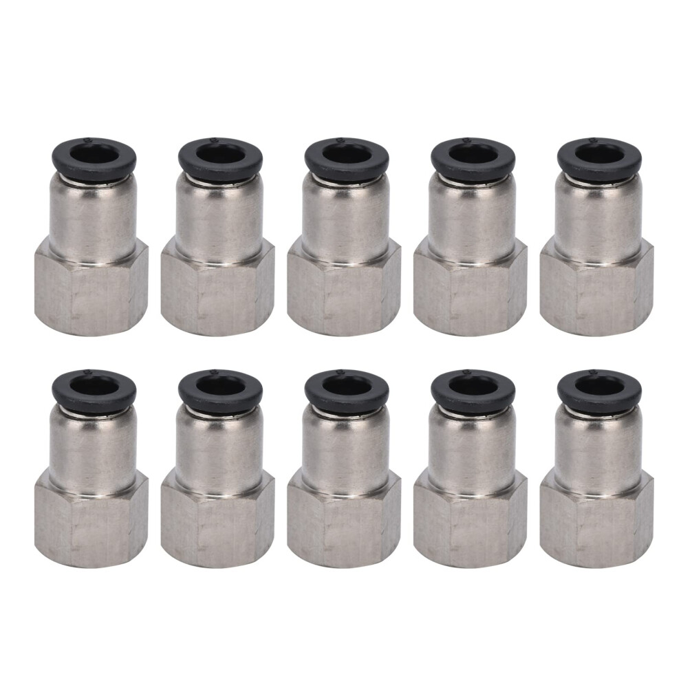Female Straight Pneumatic Connecter Quick Fitting Air Line Connector Model 604 For Automation Equipment 9339159730225