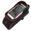 Suporte universal impermeável para celular de ciclismo, bolsa triangular com fecho de velcro e zíper laminado para celulares de até 6,5 polegadas. 7